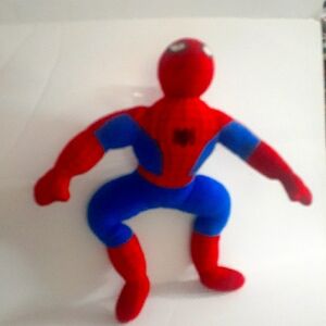 2002 Kellytoys 14" plush spider man